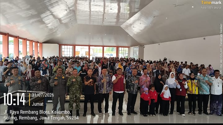 Lounching dan Pembukaan MPLS Sekolah Rakyat Terintergrasi 1 Kab. Rembang