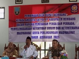 Bupati Rembang Mendatangi Mako Satpol PP
